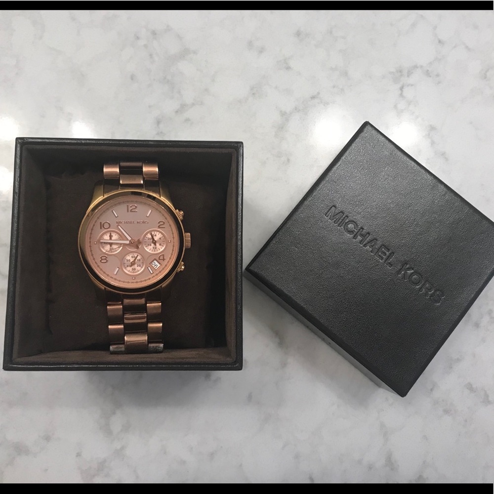 Michael Kors Rose Gold-Tone Women’s Watch